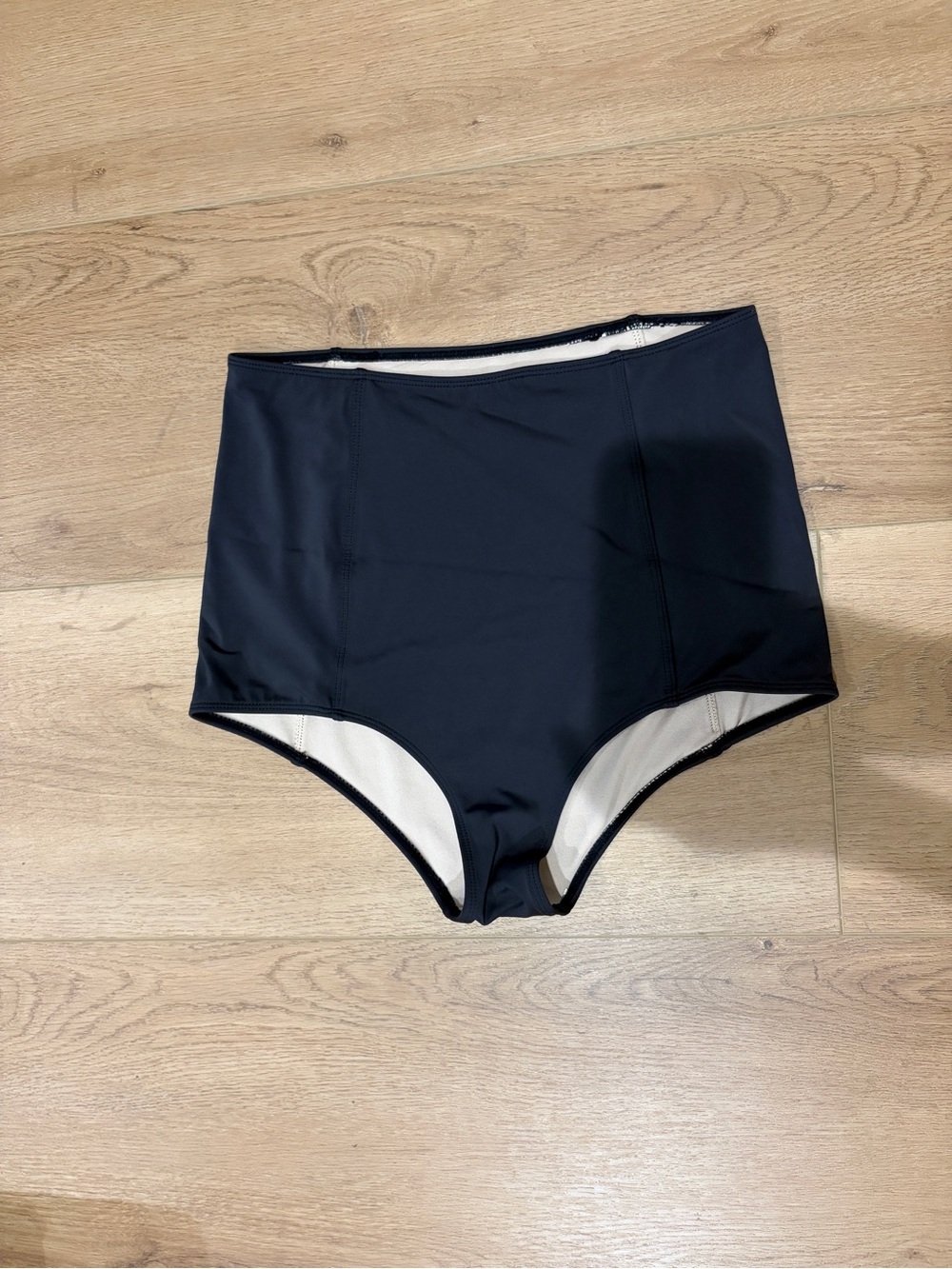 Kortni Jeane Black High-Waist Bikini Bottoms